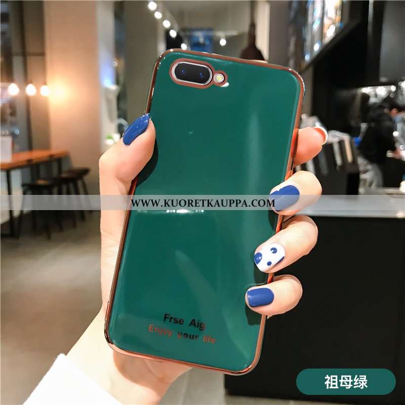 Kuori Oppo Ax5, Kuoret Oppo Ax5, Kotelo Oppo Ax5 Pesty Suede Persoonallisuus Viini Punainen All Incl