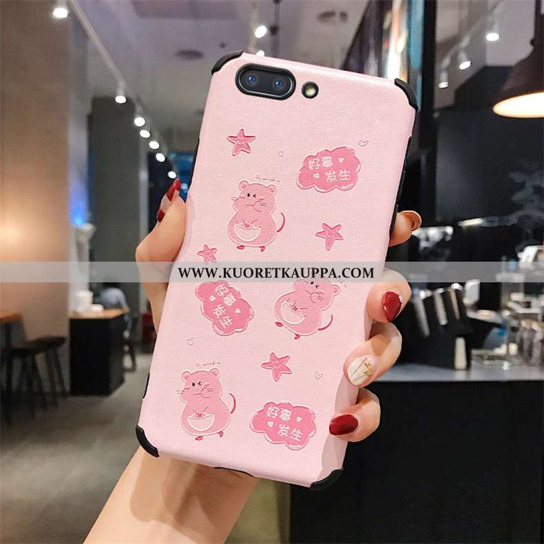 Kuori Oppo Ax5, Kuoret Oppo Ax5, Kotelo Oppo Ax5 Sarjakuva Kukkakuvio Mulberry Silkki Valkoinen