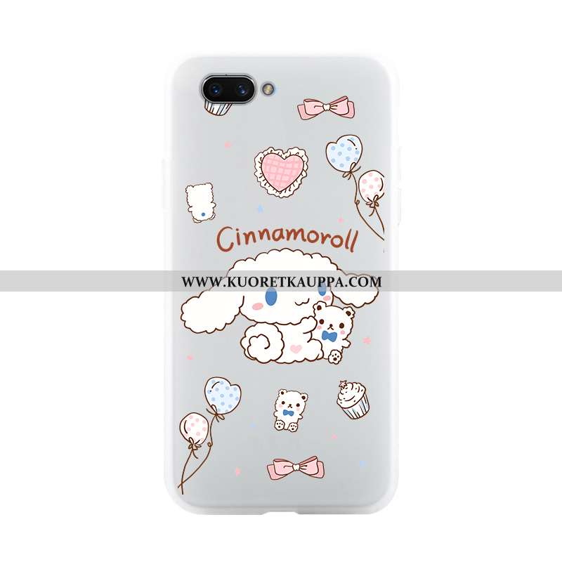 Kuori Oppo Ax5, Kuoret Oppo Ax5, Kotelo Oppo Ax5 Sarjakuva Pehmeä Neste Puhelimen Silikoni Valkoinen