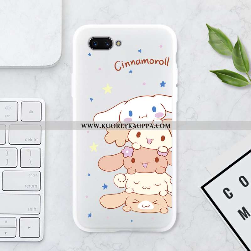 Kuori Oppo Ax5, Kuoret Oppo Ax5, Kotelo Oppo Ax5 Sarjakuva Pehmeä Neste Puhelimen Silikoni Valkoinen