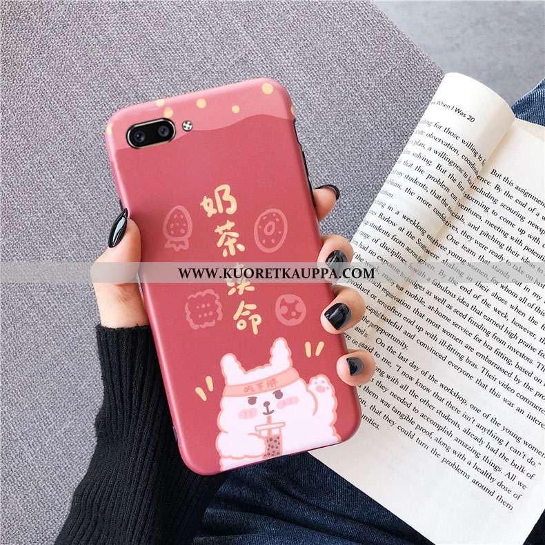 Kuori Oppo Ax5, Kuoret Oppo Ax5, Kotelo Oppo Ax5 Suuntaus Pehmeä Neste Tila Silikoni Suojaus Pinkki