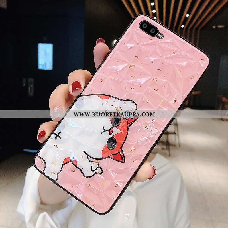Kuori Oppo Ax7, Kuoret Oppo Ax7, Kotelo Oppo Ax7 Kukkakuvio Suuntaus Puhelimen Timantti Pinkki