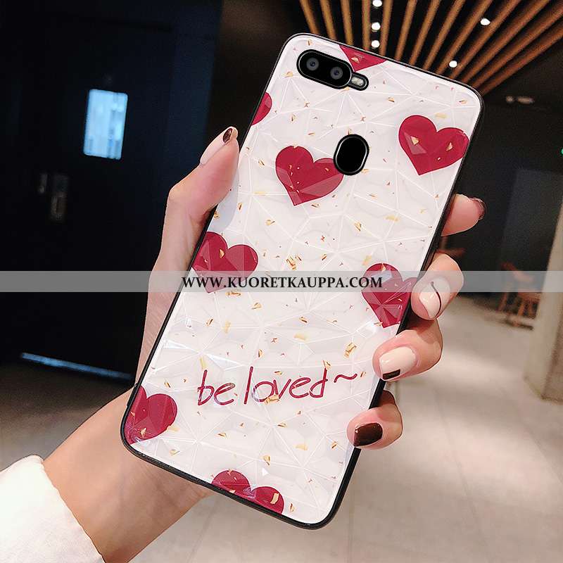 Kuori Oppo Ax7, Kuoret Oppo Ax7, Kotelo Oppo Ax7 Kukkakuvio Suuntaus Puhelimen Timantti Pinkki