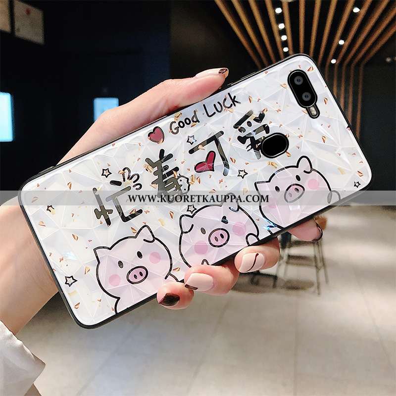 Kuori Oppo Ax7, Kuoret Oppo Ax7, Kotelo Oppo Ax7 Kukkakuvio Suuntaus Puhelimen Timantti Pinkki