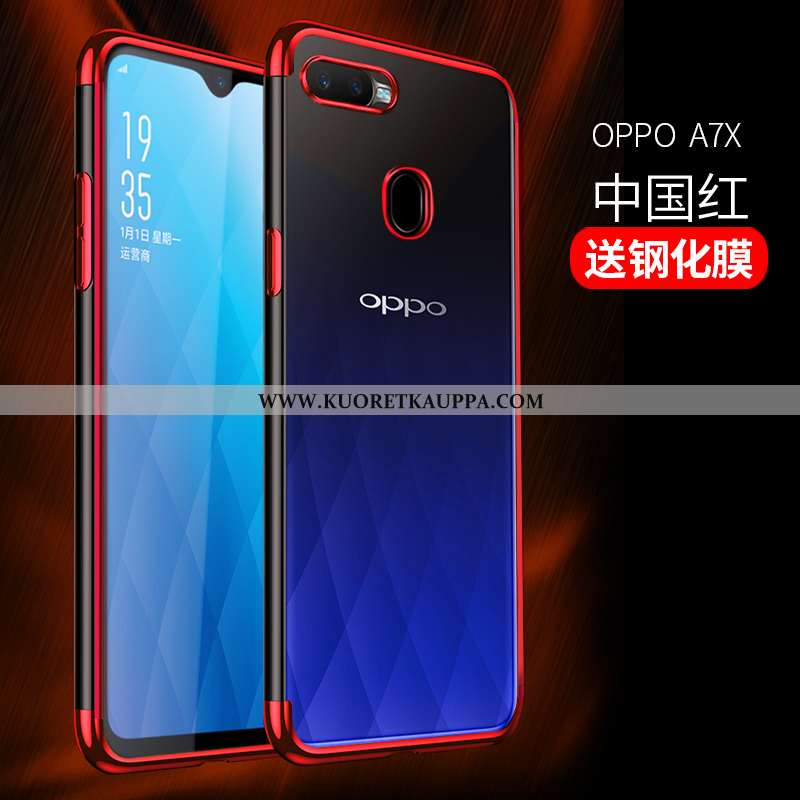 Kuori Oppo Ax7, Kuoret Oppo Ax7, Kotelo Oppo Ax7 Läpinäkyvä Suuntaus Pehmeä Neste Puhelimen Sininen