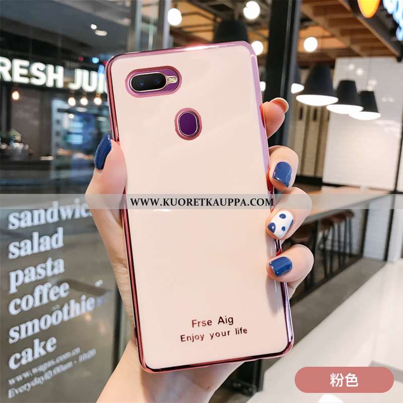 Kuori Oppo Ax7, Kuoret Oppo Ax7, Kotelo Oppo Ax7 Näytönsuojus Pehmeä Neste Kulta Jauhe Karkaisu Pink