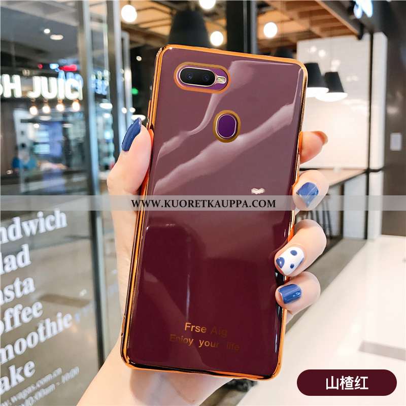 Kuori Oppo Ax7, Kuoret Oppo Ax7, Kotelo Oppo Ax7 Näytönsuojus Pehmeä Neste Kulta Jauhe Karkaisu Pink