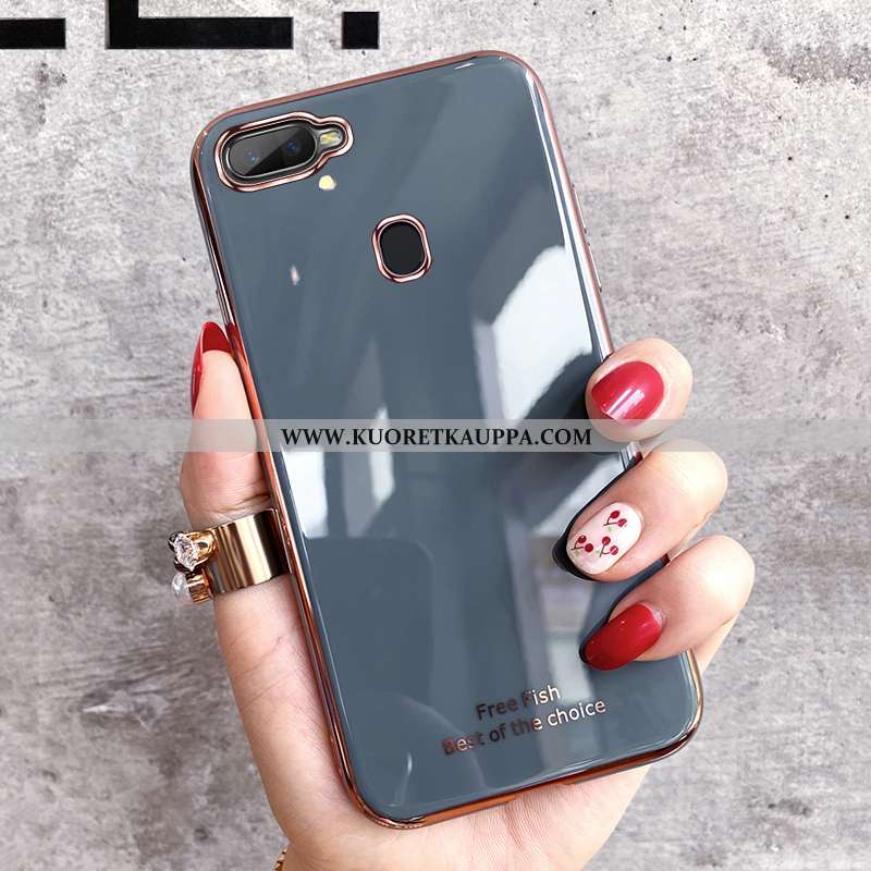 Kuori Oppo Ax7, Kuoret Oppo Ax7, Kotelo Oppo Ax7 Pehmeä Neste Silikoni Ihana Murtumaton Harmaa