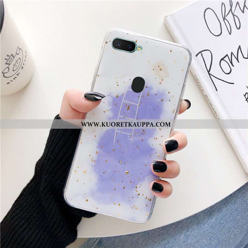 Kuori Oppo Ax7, Kuoret Oppo Ax7, Kotelo Oppo Ax7 Persoonallisuus Luova Pehmeä Neste Violetti