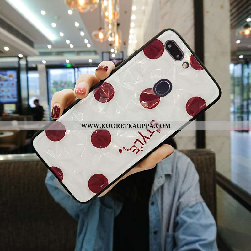 Kuori Oppo Ax7, Kuoret Oppo Ax7, Kotelo Oppo Ax7 Pesty Suede Suuntaus Tila Silikoni Net Red Punainen