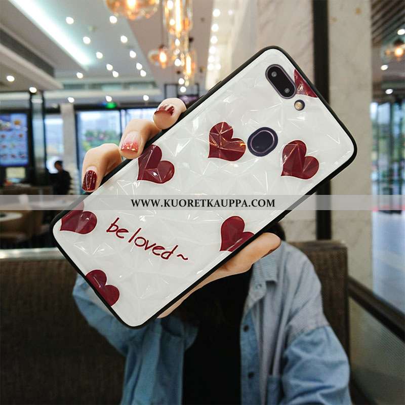 Kuori Oppo Ax7, Kuoret Oppo Ax7, Kotelo Oppo Ax7 Pesty Suede Suuntaus Tila Silikoni Net Red Punainen