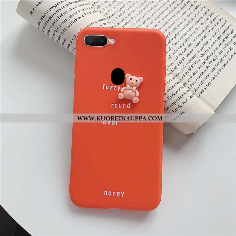 Kuori Oppo Ax7, Kuoret Oppo Ax7, Kotelo Oppo Ax7 Sarjakuva Suuntaus Punainen Bear