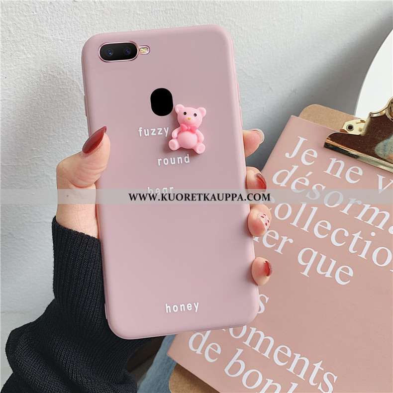 Kuori Oppo Ax7, Kuoret Oppo Ax7, Kotelo Oppo Ax7 Sarjakuva Suuntaus Punainen Bear