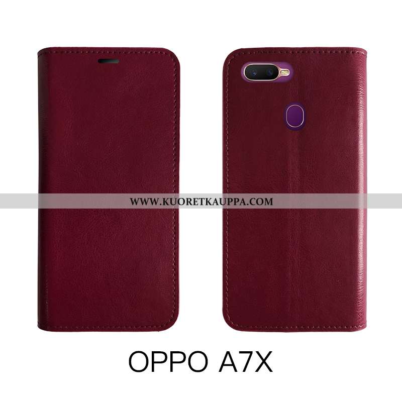 Kuori Oppo Ax7, Kuoret Oppo Ax7, Kotelo Oppo Ax7 Silikoni Suojaus Puhelimen Päivää Punainen