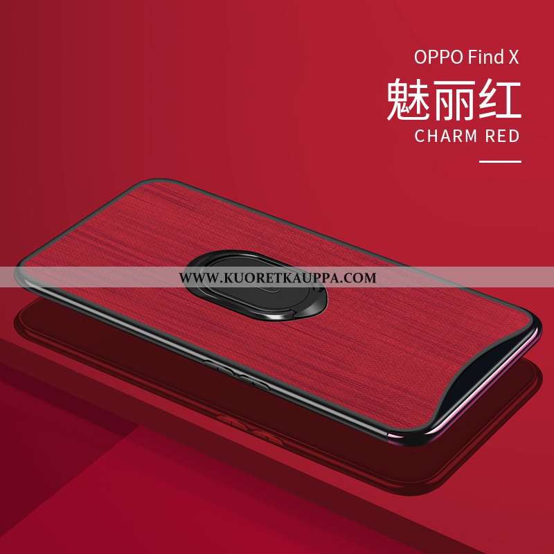 Kuori Oppo Find X, Kuoret Oppo Find X, Kotelo Oppo Find X Kukkakuvio Ultra Rengas Nahka Puhelimen Tu