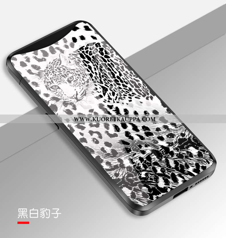 Kuori Oppo Find X, Kuoret Oppo Find X, Kotelo Oppo Find X Lasi Luova Puhelimen Suuntaus Peili Mustat