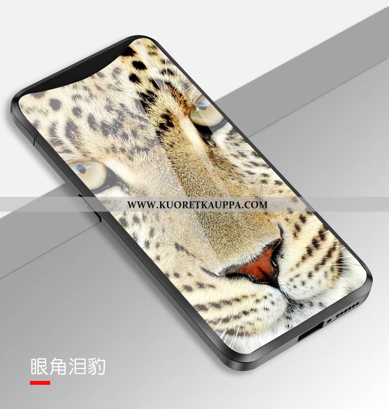 Kuori Oppo Find X, Kuoret Oppo Find X, Kotelo Oppo Find X Lasi Luova Puhelimen Suuntaus Peili Mustat