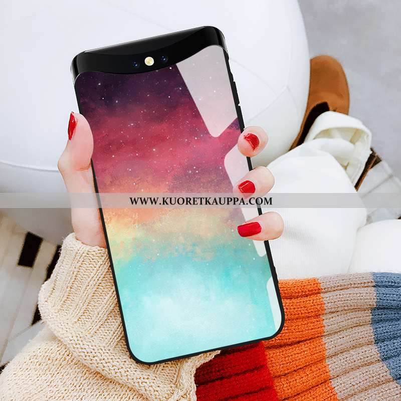 Kuori Oppo Find X, Kuoret Oppo Find X, Kotelo Oppo Find X Persoonallisuus Luova Kova Musta Mustat