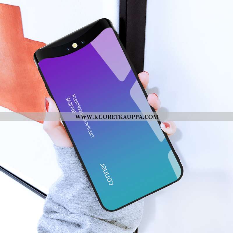 Kuori Oppo Find X, Kuoret Oppo Find X, Kotelo Oppo Find X Persoonallisuus Luova Kova Musta Mustat