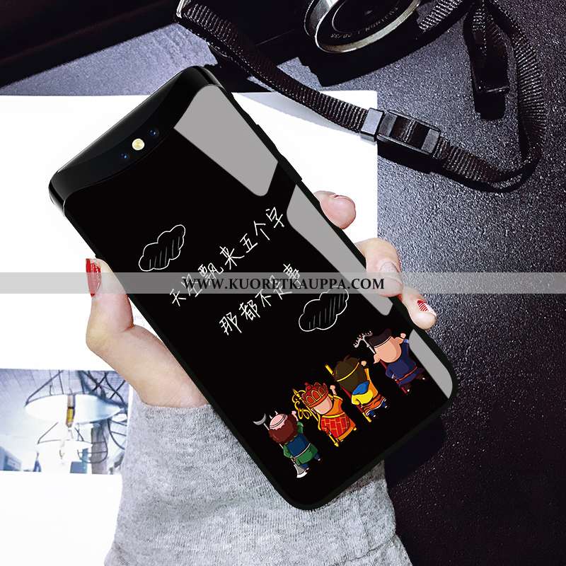 Kuori Oppo Find X, Kuoret Oppo Find X, Kotelo Oppo Find X Persoonallisuus Luova Kova Musta Mustat