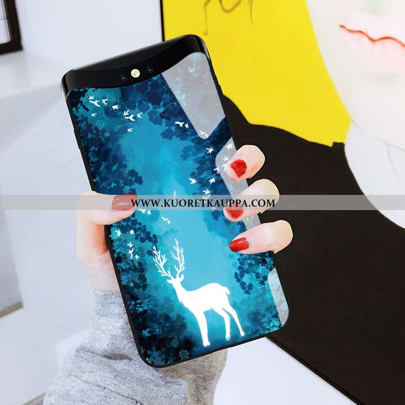 Kuori Oppo Find X, Kuoret Oppo Find X, Kotelo Oppo Find X Persoonallisuus Luova Kova Musta Mustat