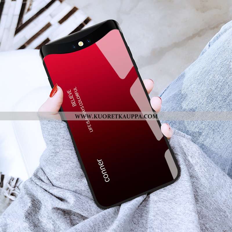 Kuori Oppo Find X, Kuoret Oppo Find X, Kotelo Oppo Find X Persoonallisuus Luova Kova Musta Mustat