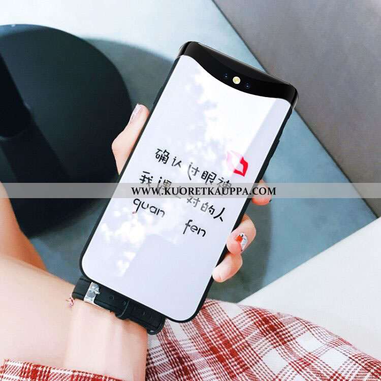 Kuori Oppo Find X, Kuoret Oppo Find X, Kotelo Oppo Find X Persoonallisuus Luova Kova Musta Mustat