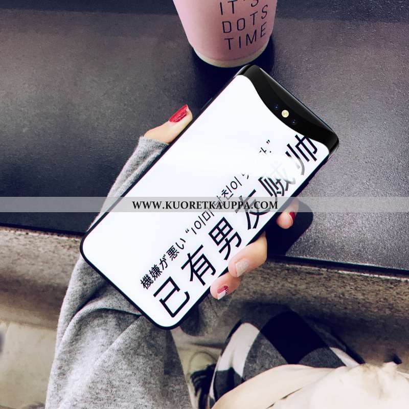 Kuori Oppo Find X, Kuoret Oppo Find X, Kotelo Oppo Find X Persoonallisuus Luova Kova Musta Mustat