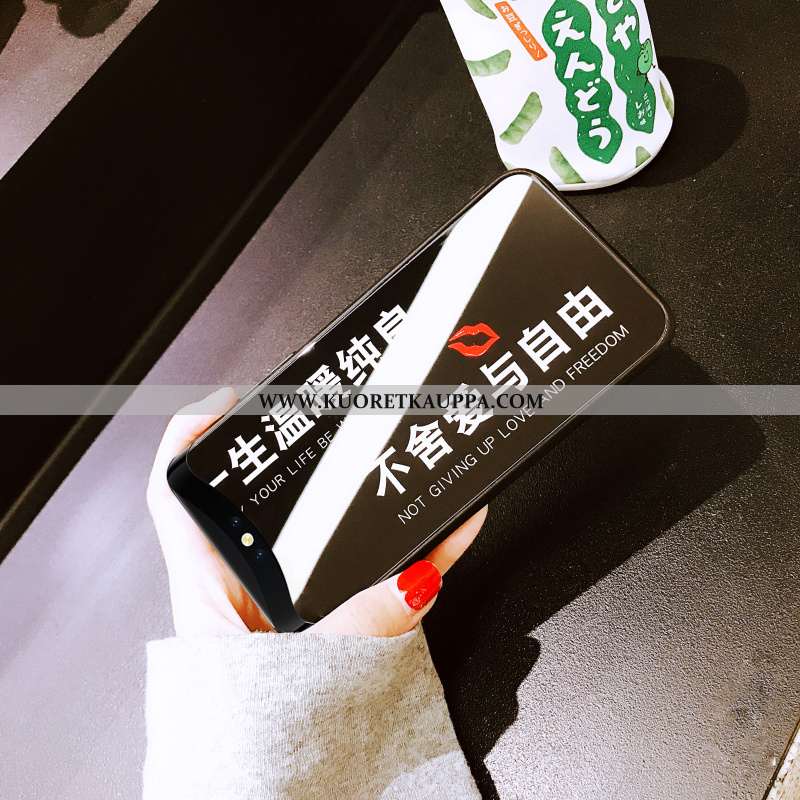 Kuori Oppo Find X, Kuoret Oppo Find X, Kotelo Oppo Find X Persoonallisuus Luova Kova Musta Mustat