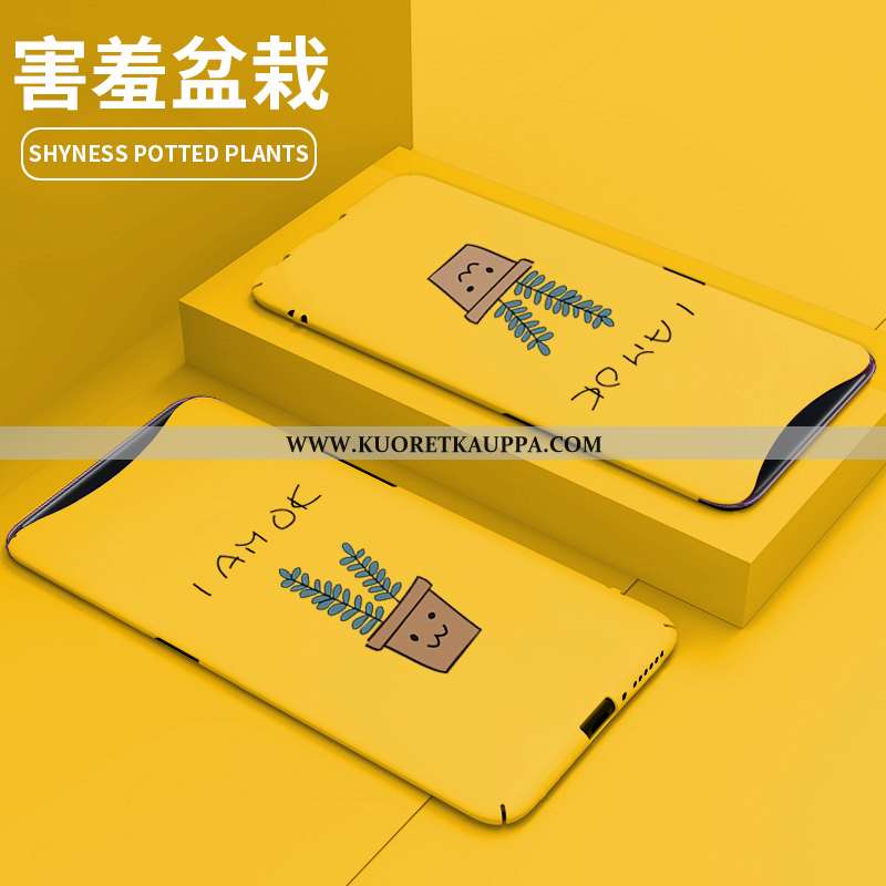 Kuori Oppo Find X, Kuoret Oppo Find X, Kotelo Oppo Find X Sarjakuva Suuntaus Kova Pesty Suede Persoo