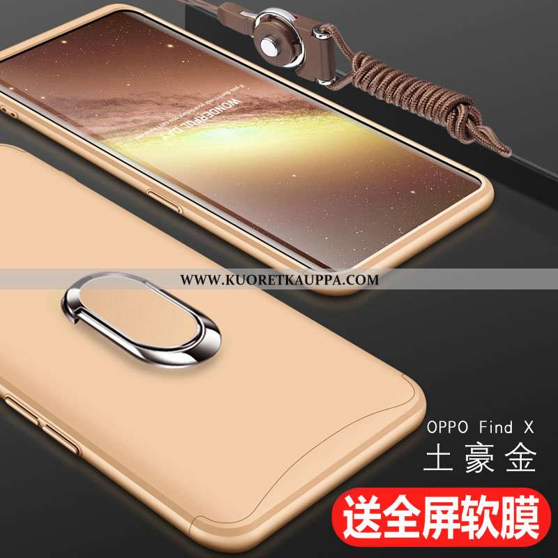 Kuori Oppo Find X, Kuoret Oppo Find X, Kotelo Oppo Find X Suojaus All Inclusive Puhelimen Kultainen