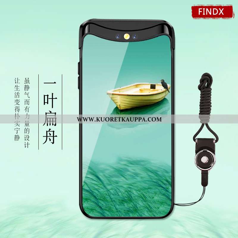 Kuori Oppo Find X, Kuoret Oppo Find X, Kotelo Oppo Find X Suuntaus Suojaus Kova Murtumaton Vihreä