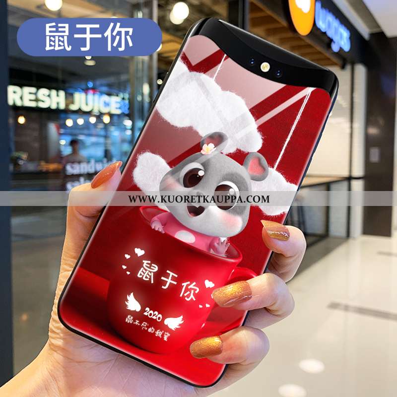 Kuori Oppo Find X, Kuoret Oppo Find X, Kotelo Oppo Find X Suuntaus Suojaus Punainen Net Red