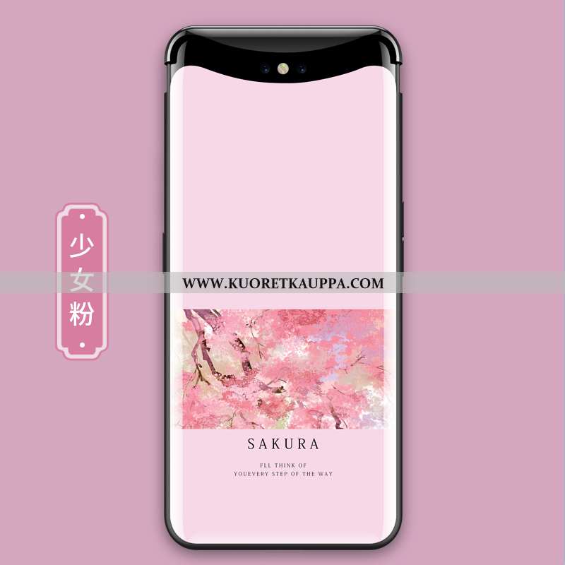 Kuori Oppo Find X, Kuoret Oppo Find X, Kotelo Oppo Find X Valo Suojaus Magneettinen Ultra Pinkki