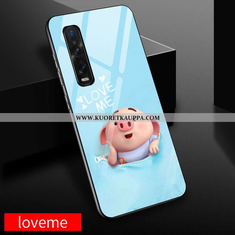 Kuori Oppo Find X2 Pro, Kuoret Oppo Find X2 Pro, Kotelo Oppo Find X2 Pro Lasi Persoonallisuus All In