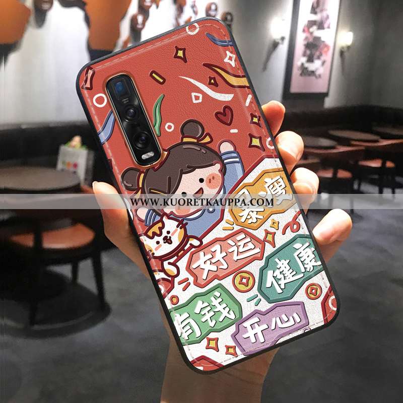 Kuori Oppo Find X2 Pro, Kuoret Oppo Find X2 Pro, Kotelo Oppo Find X2 Pro Luova Kohokuviointi Silikon