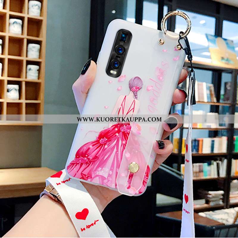 Kuori Oppo Find X2 Pro, Kuoret Oppo Find X2 Pro, Kotelo Oppo Find X2 Pro Luova Suojaus Net Red Uusi 