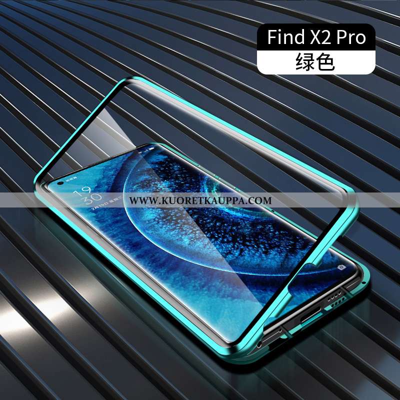 Kuori Oppo Find X2 Pro, Kuoret Oppo Find X2 Pro, Kotelo Oppo Find X2 Pro Metalli Suojaus Läpinäkyvä 