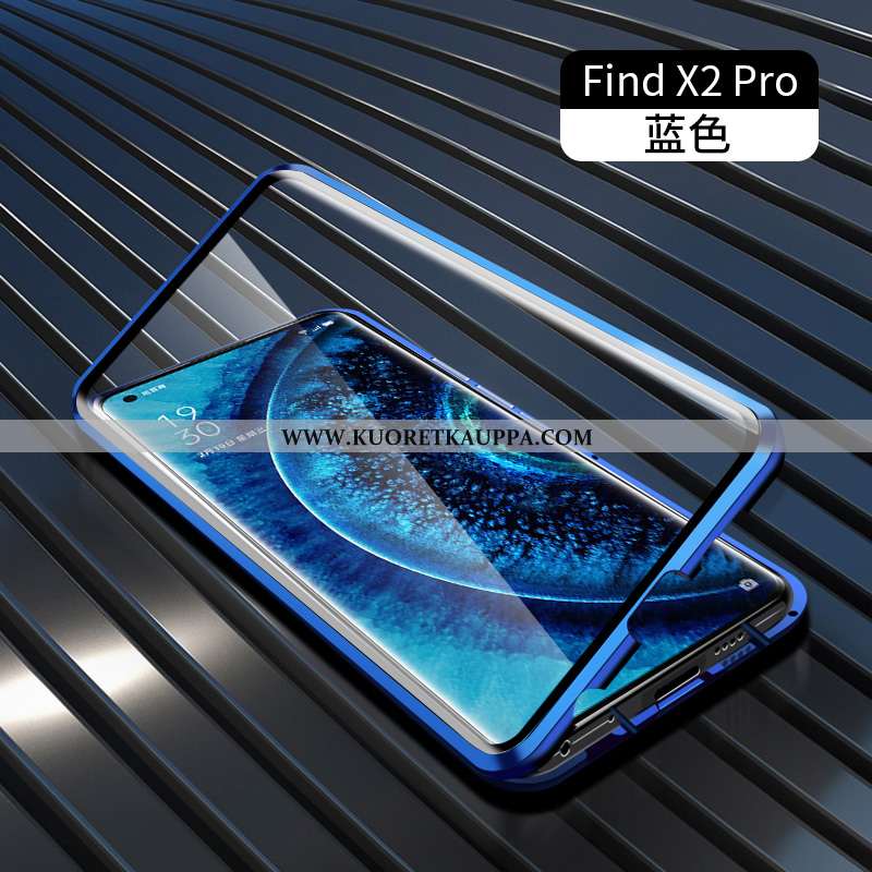Kuori Oppo Find X2 Pro, Kuoret Oppo Find X2 Pro, Kotelo Oppo Find X2 Pro Metalli Suojaus Läpinäkyvä 