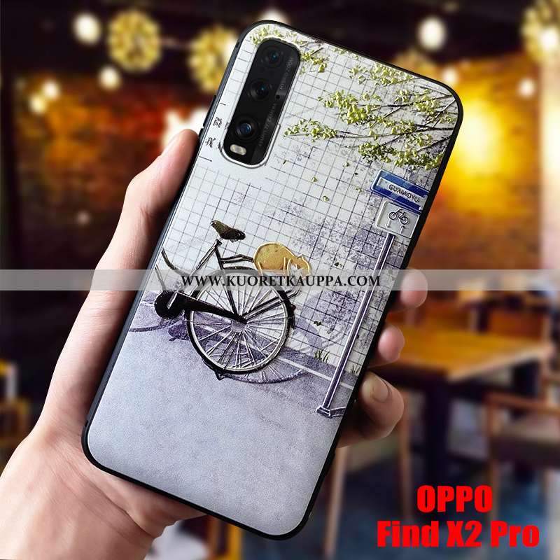Kuori Oppo Find X2 Pro, Kuoret Oppo Find X2 Pro, Kotelo Oppo Find X2 Pro Pehmeä Neste Silikoni Pesty