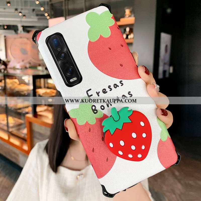 Kuori Oppo Find X2 Pro, Kuoret Oppo Find X2 Pro, Kotelo Oppo Find X2 Pro Persoonallisuus Luova Punai