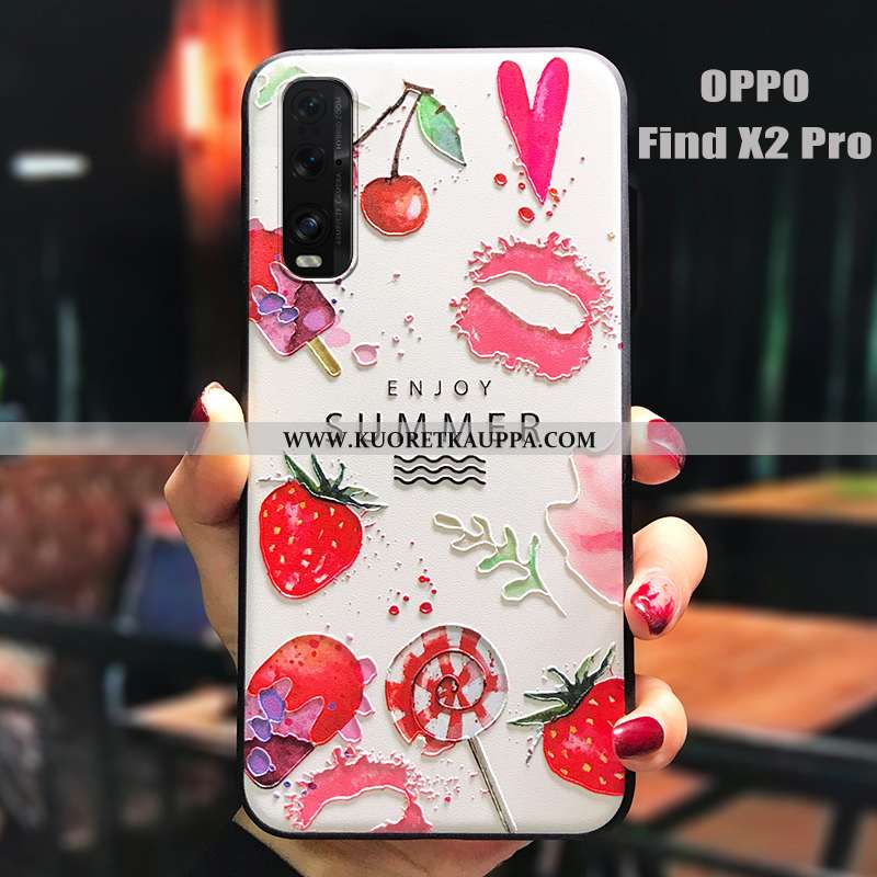 Kuori Oppo Find X2 Pro, Kuoret Oppo Find X2 Pro, Kotelo Oppo Find X2 Pro Pesty Suede Persoonallisuus
