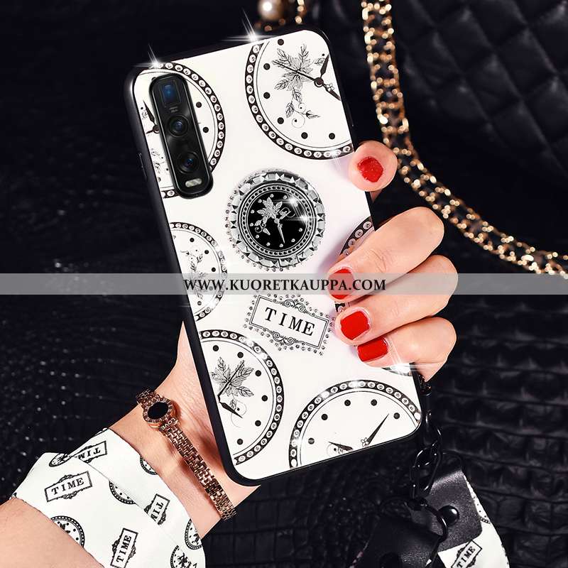 Kuori Oppo Find X2 Pro, Kuoret Oppo Find X2 Pro, Kotelo Oppo Find X2 Pro Silikoni Suojaus Valkoinen 