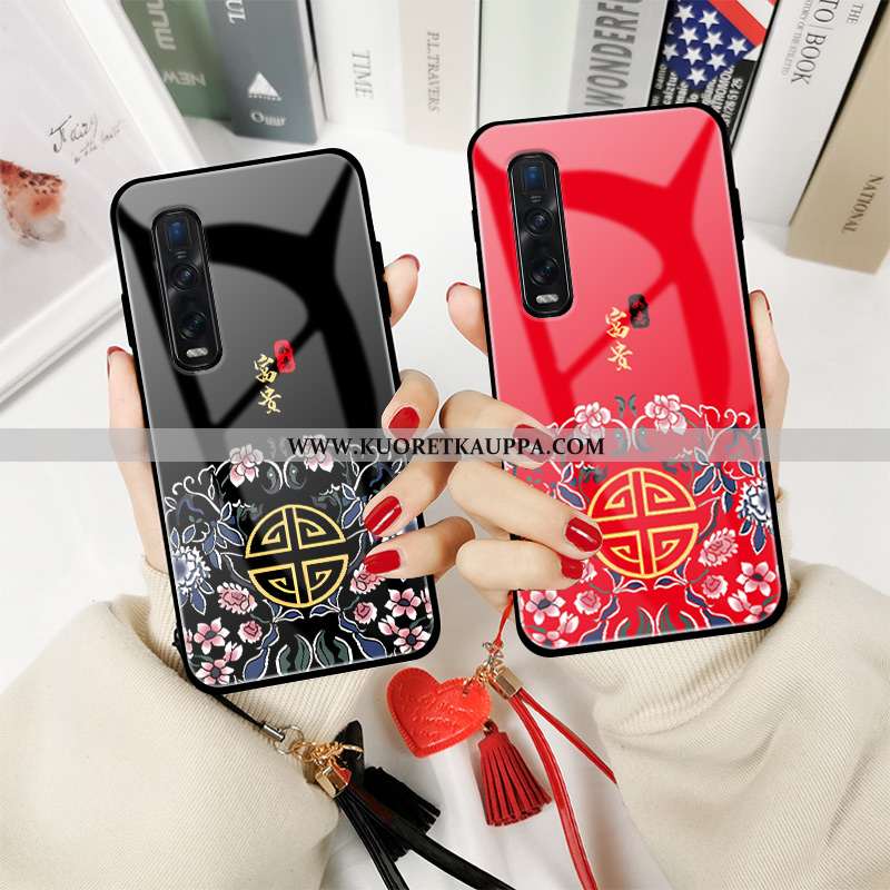 Kuori Oppo Find X2 Pro, Kuoret Oppo Find X2 Pro, Kotelo Oppo Find X2 Pro Suojaus Lasi Musta Suuntaus
