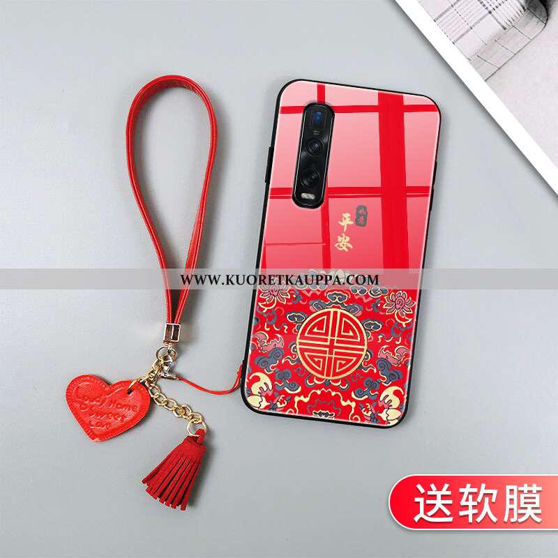 Kuori Oppo Find X2 Pro, Kuoret Oppo Find X2 Pro, Kotelo Oppo Find X2 Pro Suojaus Lasi Musta Suuntaus