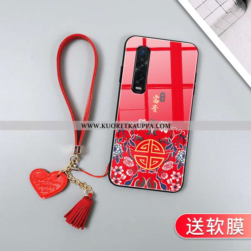 Kuori Oppo Find X2 Pro, Kuoret Oppo Find X2 Pro, Kotelo Oppo Find X2 Pro Suojaus Lasi Musta Suuntaus