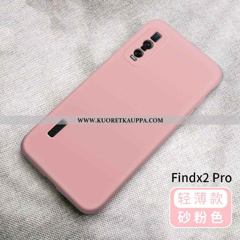 Kuori Oppo Find X2 Pro, Kuoret Oppo Find X2 Pro, Kotelo Oppo Find X2 Pro Suojaus Pesty Suede Pehmeä 