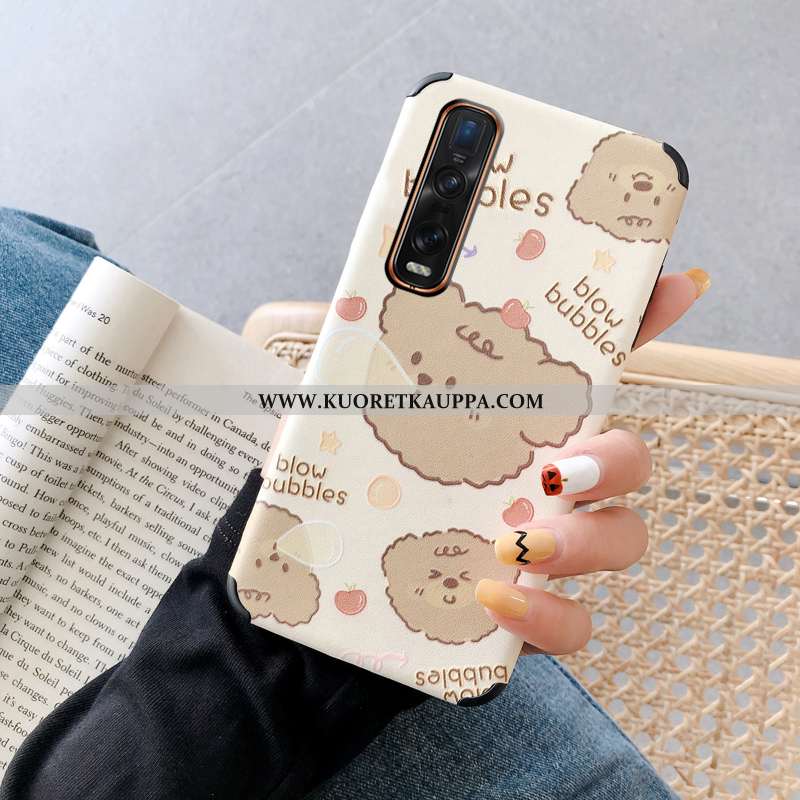 Kuori Oppo Find X2 Pro, Kuoret Oppo Find X2 Pro, Kotelo Oppo Find X2 Pro Suojaus Tila Sarjakuva Valk