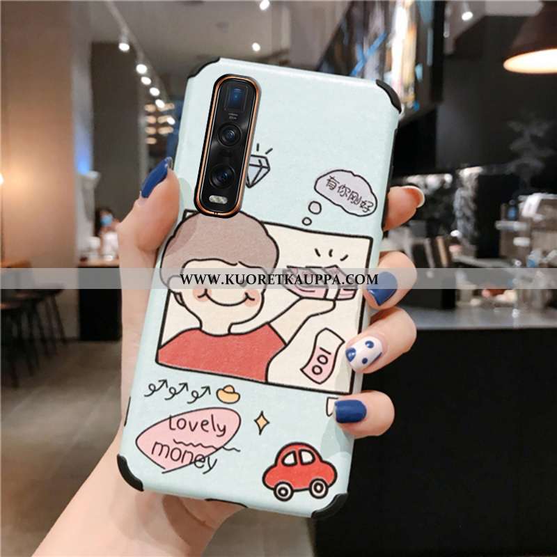 Kuori Oppo Find X2 Pro, Kuoret Oppo Find X2 Pro, Kotelo Oppo Find X2 Pro Suojaus Tila Sarjakuva Valk