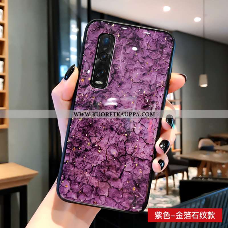 Kuori Oppo Find X2 Pro, Kuoret Oppo Find X2 Pro, Kotelo Oppo Find X2 Pro Suuntaus Pehmeä Neste Lasi 